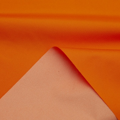 Курточная ткань Дюэл (дюспо) 16-1359, PU/WR/Milky, 80 гр/м2, шир.150см, цвет оранжевый - купить в Магнитогорске. Цена 141.80 руб.