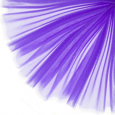 Фатин блестящий 16-85, 12 гр/м2, шир.300см, цвет фиолетовый - купить в Магнитогорске. Цена 109.72 руб.