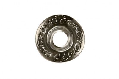Кнопка металлическая "Альфа" с пружиной, 15 мм (уп. 720+/-20 шт), цвет никель - купить в Магнитогорске. Цена: 1 466.73 руб.