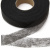 Прокладочная лента (паутинка) DF23, шир. 20 мм (боб. 100 м), цвет чёрный - купить в Магнитогорске. Цена: 2.03 руб.