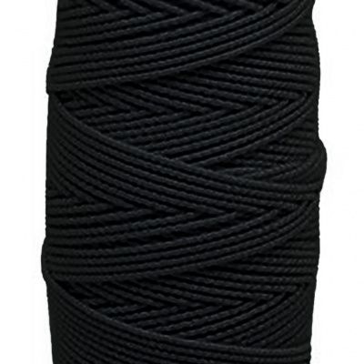Нитка - резинка Спандекс 25 м (уп-10шт)-чёрные - купить в Магнитогорске. Цена: 36.02 руб.