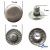 Кнопка металлическая "Альфа" с пружиной, 15 мм (уп. 720+/-20 шт), цвет никель - купить в Магнитогорске. Цена: 1 466.73 руб.