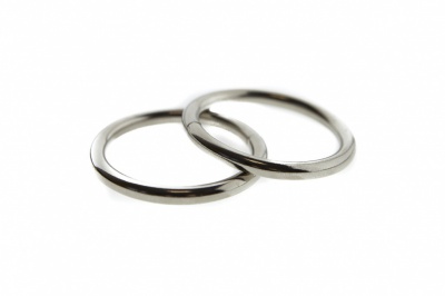 Кольцо металлическое d-32 мм, цв.-никель - купить в Магнитогорске. Цена: 3.54 руб.