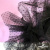 Евро-фатин горох, 100% полиэфир, 15 г/м2, 150 см. 16-167/черный - купить в Магнитогорске. Цена 241.13 руб.