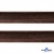 Кант атласный 074, шир. 12 мм (в упак. 65,8 м), цвет коричневый - купить в Магнитогорске. Цена: 237.16 руб.