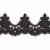 Сутажное кружево «Алансон»  на сетке (бисер) XDH3235, шир.60 мм, (уп. 9,14 м ), цв.-черный - купить в Магнитогорске. Цена: 2 156.52 руб.