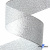 Лента металлизированная "ОмТекс", 50 мм/уп.22,8+/-0,5м, цв.- серебро - купить в Магнитогорске. Цена: 149.71 руб.