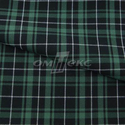 Ткань костюмная Клетка 25577, т.зеленый/зеленый./ч/бел, 230 г/м2, шир.150 см - купить в Магнитогорске. Цена 545.24 руб.