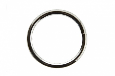 Кольцо металлическое d-3 х 32 мм, цв.-никель - купить в Магнитогорске. Цена: 3.92 руб.