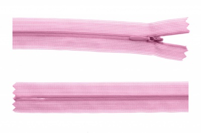 Молния потайная Т3 513, 20 см, капрон, цвет св.розовый - купить в Магнитогорске. Цена: 5.12 руб.