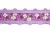 Тесьма декоративная 0385-6169, шир. 25 мм/уп. 22,8+/-1 м, цвет 01-фиолетовый - купить в Магнитогорске. Цена: 387.43 руб.