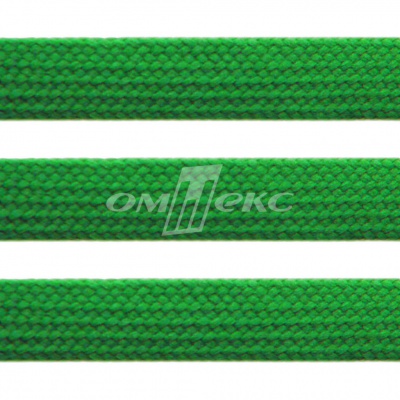 Шнур 15мм плоский (100+/-1м) №16 зеленый - купить в Магнитогорске. Цена: 10.21 руб.