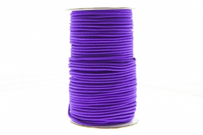 0370-1301-Шнур эластичный 3 мм, (уп.100+/-1м), цв.175- фиолет - купить в Магнитогорске. Цена: 459.62 руб.