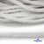 Шнур плетеный d-6 мм круглый, 70% хлопок 30% полиэстер, уп.90+/-1 м, цв.1076-белый - купить в Магнитогорске. Цена: 588 руб.