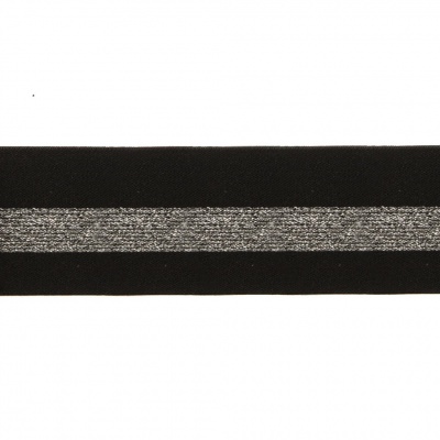 #2/6-Лента эластичная вязаная с рисунком шир.52 мм (45,7+/-0,5 м/бобина) - купить в Магнитогорске. Цена: 69.33 руб.