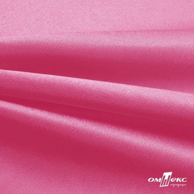 Поли креп-сатин 15-2215, 125 (+/-5) гр/м2, шир.150см, цвет розовый - купить в Магнитогорске. Цена 155.57 руб.