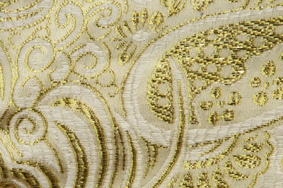 Ткань костюмная жаккард №5, 140 гр/м2, шир.150см, цвет золото - купить в Магнитогорске. Цена 383.29 руб.