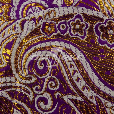 Ткань костюмная жаккард №9, 140 гр/м2, шир.150см, цвет фиолет - купить в Магнитогорске. Цена 387.20 руб.