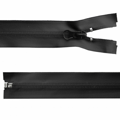 Молния водонепроницаемая PVC Т-7, 100 см, разъемная, цвет чёрный - купить в Магнитогорске. Цена: 61.89 руб.
