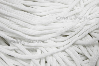 Шнур Т-02 (4с2) мелкое плетение 4мм 100 м белый - купить в Магнитогорске. Цена: 2.50 руб.