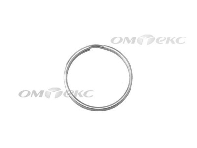 Кольцо металлическое d-20 мм, цв.-никель - купить в Магнитогорске. Цена: 3.19 руб.