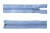 Спиральная молния Т5 351, 75 см, автомат, цвет св.голубой - купить в Магнитогорске. Цена: 16.28 руб.