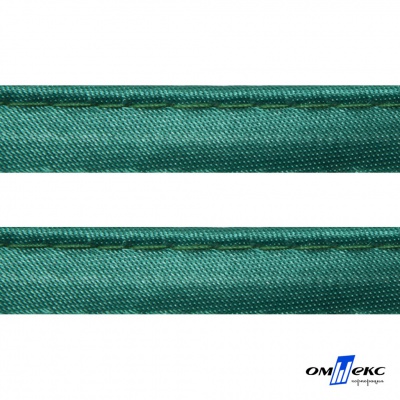 Кант атласный 140, шир. 12 мм (в упак. 65,8 м), цвет т.зелёный - купить в Магнитогорске. Цена: 237.16 руб.