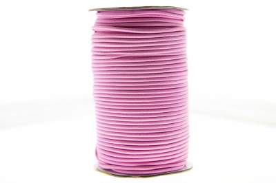0370-1301-Шнур эластичный 3 мм, (уп.100+/-1м), цв.141- розовый - купить в Магнитогорске. Цена: 459.62 руб.