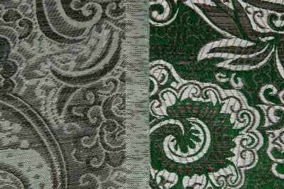 Ткань костюмная жаккард, 135 гр/м2, шир.150см, цвет зелёный№4 - купить в Магнитогорске. Цена 441.94 руб.