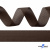 Окантовочная тесьма №001, шир. 22 мм (в упак. 100 м), цвет коричневый - купить в Магнитогорске. Цена: 292.17 руб.