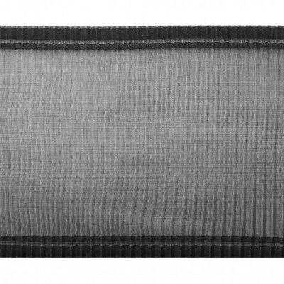 Лента капроновая "Гофре", шир. 110 мм/уп. 50 м, цвет чёрный - купить в Магнитогорске. Цена: 24.99 руб.
