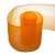 Лента капроновая "Гофре", шир. 110 мм/уп. 50 м, цвет оранжевый - купить в Магнитогорске. Цена: 26.93 руб.