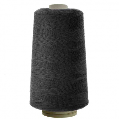 Швейные нитки (армированные) 28S/2, нам. 2 500 м, цвет чёрный - купить в Магнитогорске. Цена: 139.91 руб.