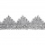 Тесьма металлизированная 0384-0240, шир. 40 мм/уп. 25+/-1 м, цвет серебро - купить в Магнитогорске. Цена: 490.74 руб.
