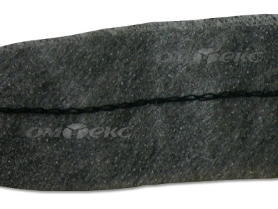 WS7225-прокладочная лента усиленная швом для подгиба 30мм-графит (50м) - купить в Магнитогорске. Цена: 16.97 руб.