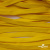 Шнур плетеный (плоский) d-12 мм, (уп.90+/-1м), 100% полиэстер, цв.269 - жёлтый - купить в Магнитогорске. Цена: 8.62 руб.