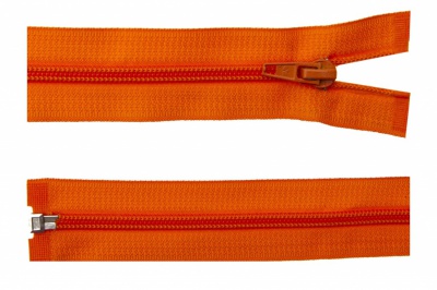 Спиральная молния Т5 849, 50 см, автомат, цвет оранжевый - купить в Магнитогорске. Цена: 13.41 руб.