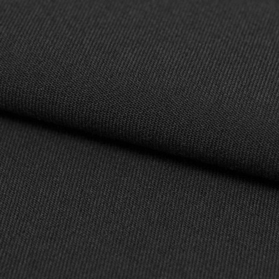 Костюмная ткань с вискозой "Рошель", 250 гр/м2, шир.150см, цвет чёрный - купить в Магнитогорске. Цена 438.12 руб.