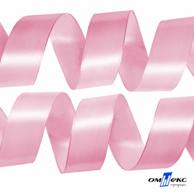 050-нежно-розовый Лента атласная упаковочная (В) 85+/-5гр/м2, шир.50 мм (1/2), 25+/-1 м - купить в Магнитогорске. Цена: 120.46 руб.