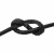 Шнур вощеный 1мм (упак.50 +/-1 ярд) цв.-черный - купить в Магнитогорске. Цена: 175.11 руб.
