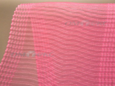 Лента капроновая "Гофре", шир. 110 мм/уп. 50 м, цвет розовый - купить в Магнитогорске. Цена: 35.60 руб.