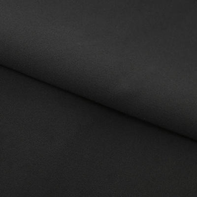 Костюмная ткань "Элис", 200 гр/м2, шир.150см, цвет чёрный - купить в Магнитогорске. Цена 306.20 руб.