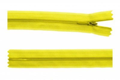 Молния потайная Т3 131, 20 см, капрон, цвет жёлтый - купить в Магнитогорске. Цена: 5.12 руб.