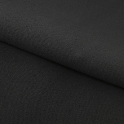 Костюмная ткань "Элис", 220 гр/м2, шир.150 см, цвет чёрный - купить в Магнитогорске. Цена 308 руб.