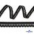 Лента эластичная вязаная (резинка бельевая), #3832, шир.13 мм, цв.чёрная - купить в Магнитогорске. Цена: 10.49 руб.