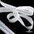 Резинка бельевая ажурная #6185, шир.16 мм, цв.белый - купить в Магнитогорске. Цена: 13.72 руб.