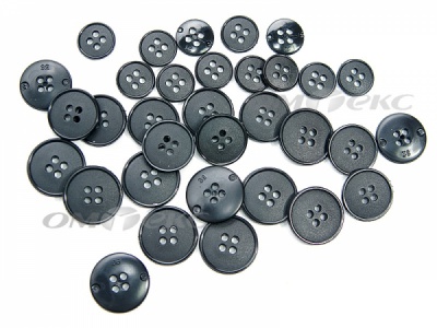 51926/15 мм (4 пр) черные пуговицы (брючные) - купить в Магнитогорске. Цена: 1.50 руб.