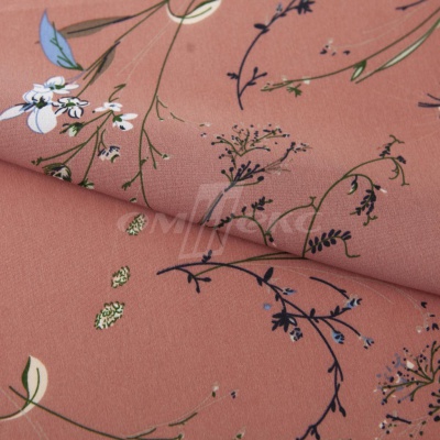 Плательная ткань "Фламенко" 2.1, 80 гр/м2, шир.150 см, принт растительный - купить в Магнитогорске. Цена 311.05 руб.