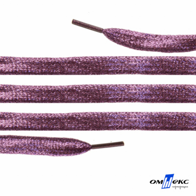 Шнурки #107-01, плоские 130 см, цв.розовый металлик - купить в Магнитогорске. Цена: 35.45 руб.