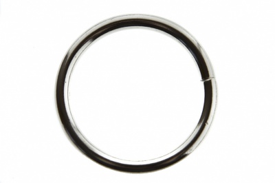 Кольцо металлическое d-38 мм, цв.-никель - купить в Магнитогорске. Цена: 4.89 руб.